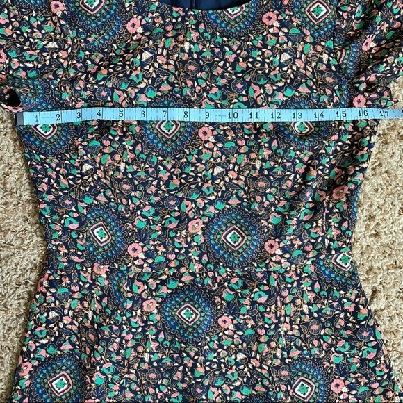 J. Crew Factory Short Sleeve Flutter Mini Dress - Picture 10 of 16